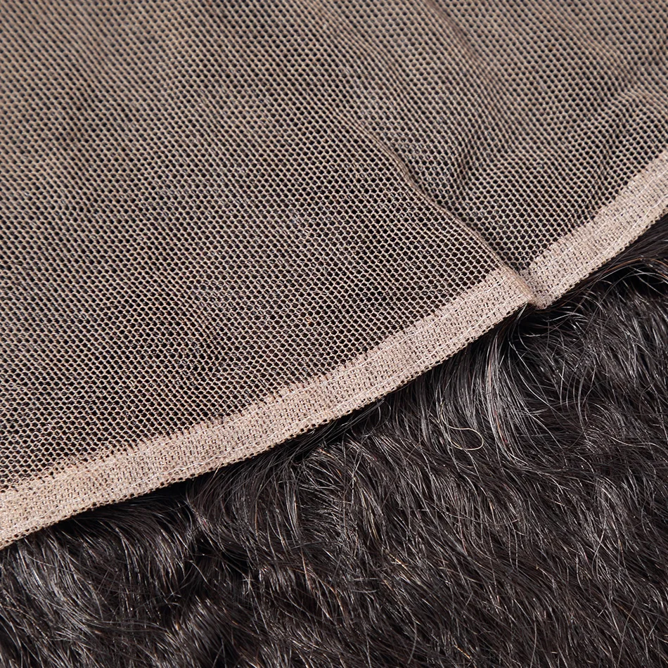 ILARIA волосы грубые яки перуанские человеческие волосы пучки с закрытием курчавые прямые remy волосы ткет с кружевной фронтальной застежкой
