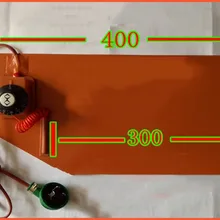400*200 мм 220 В 380 Вт контроль температуры FPB разделительный экран сокровище, нагревательная пластина силиконовый Нагреватель Коврик элемент гибкий элемент тепла