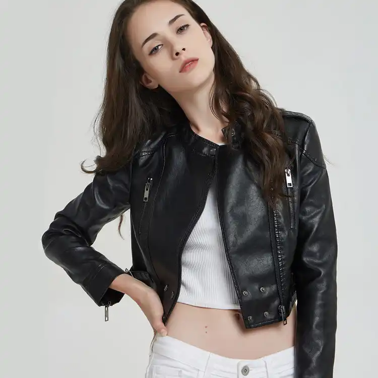leather jacket small