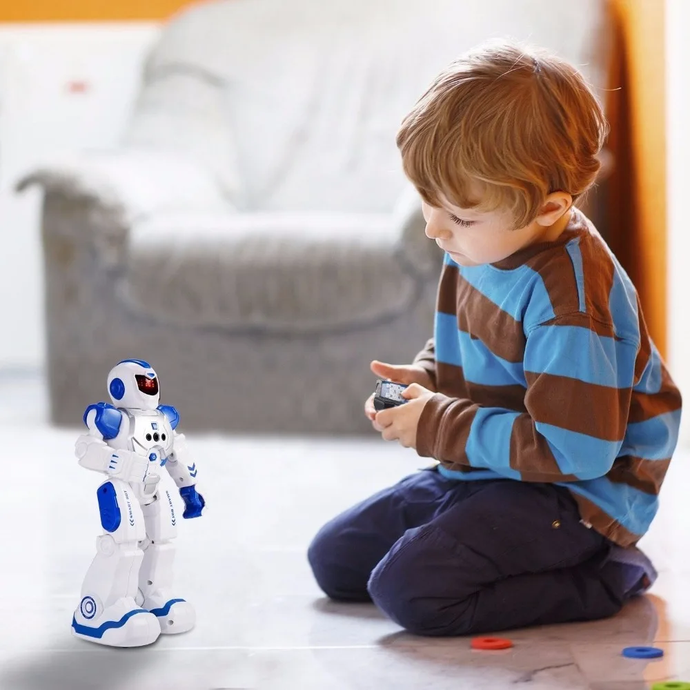 Интеллектуальный робот с дистанционным управлением, программирование с функцией распознавания жестов, зарядка для детей, танцующий робот, боевой дефентор, подарок для мальчиков