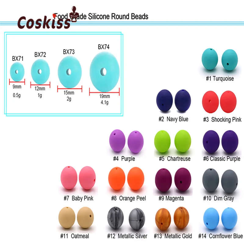 silicone round beads-1