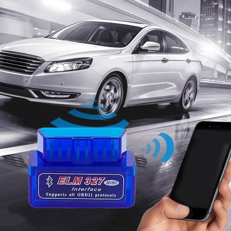 Auto Diagnostic Scanner MINI ELM327 Bluetooth V2.1 OBD2 Mini Elm 327 OBDII Car Diagnostic Scanner High Quality                   (10)