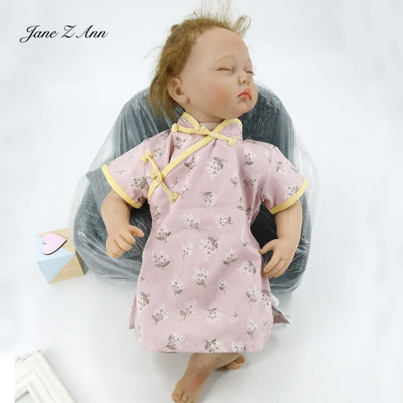 Jane Z Ann фото костюм для новорожденных студийный костюм для фотосессии милый китайский традиционный Чонсам Ретро сумка для одежды