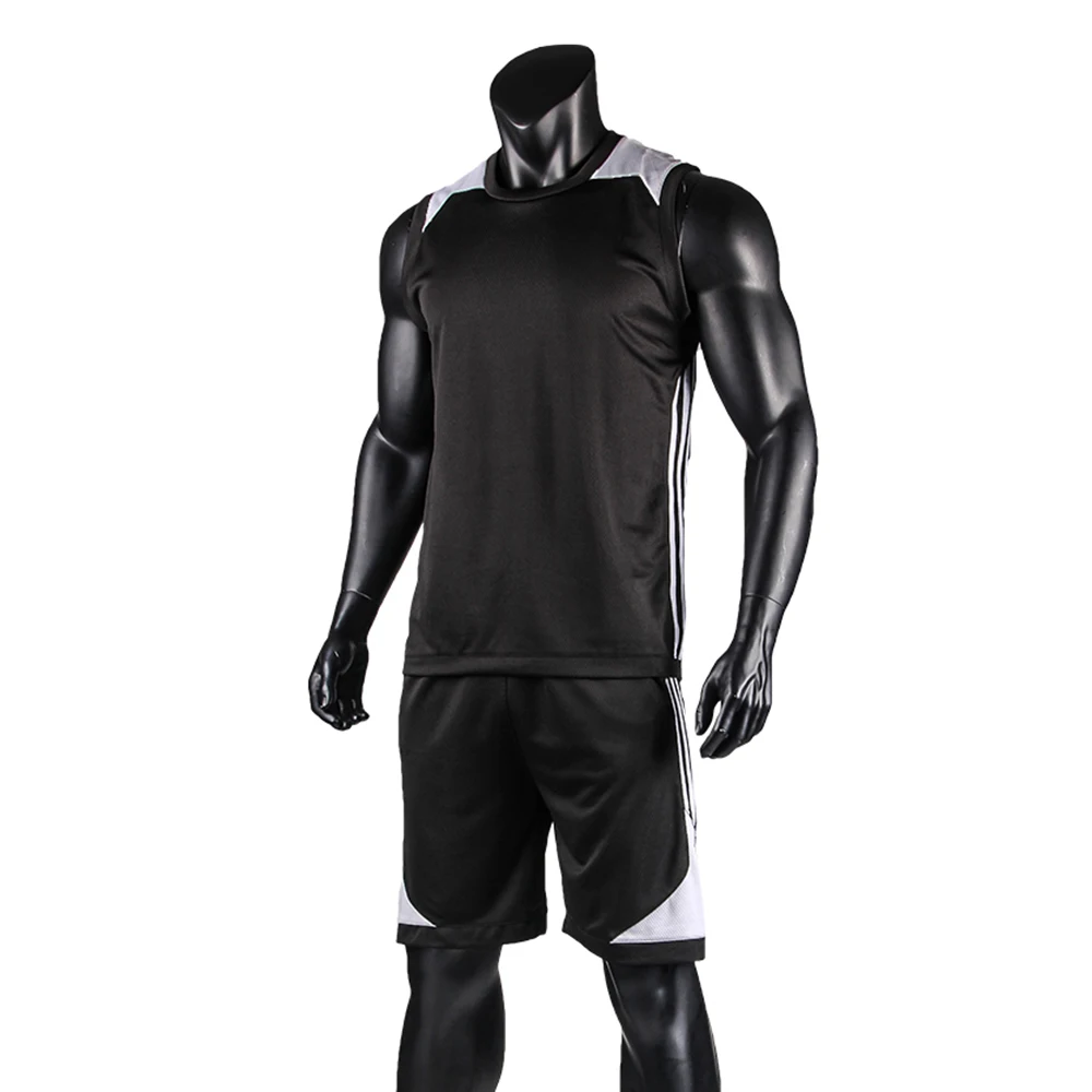 Buy Men Basketball Jersey Sets Uniforms Sleeveless Sports Clothing Breathable