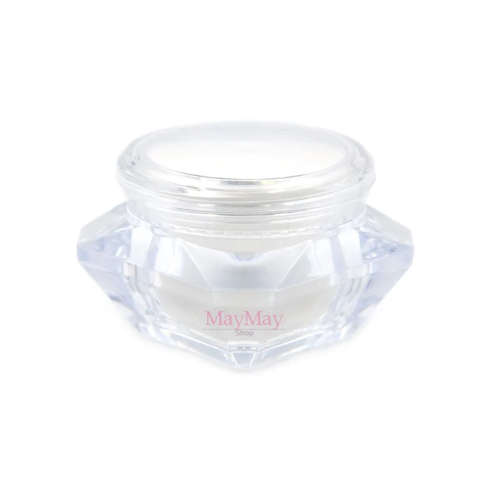 1pcs 15g Subulate Cosmetic Cream Container Bottle Sample Lip Balm Tiny Small Plastic Mini Jars