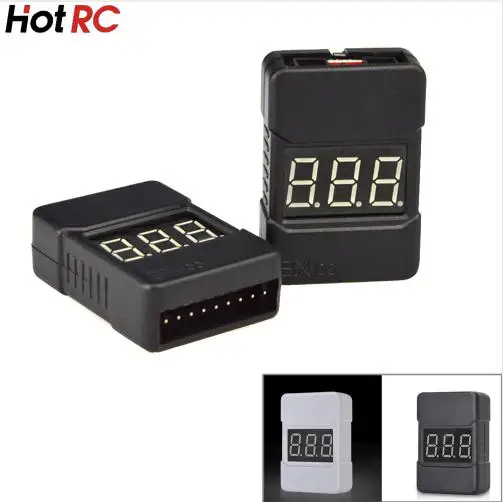 Тестер напряжения на аккумуляторах HotRc BX100 1 8S тестер литий полимерных