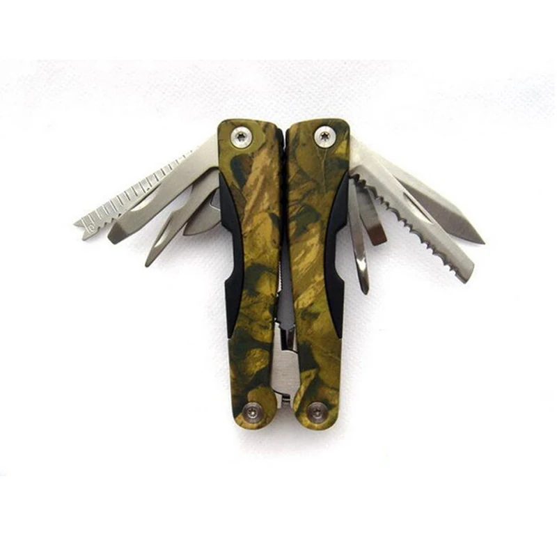 

Camouflage Camping Survival Pocket Multi Tool Hiking Outdoor Survival Kit Foldable Pliers Hunting Fishing Outdoor Tools