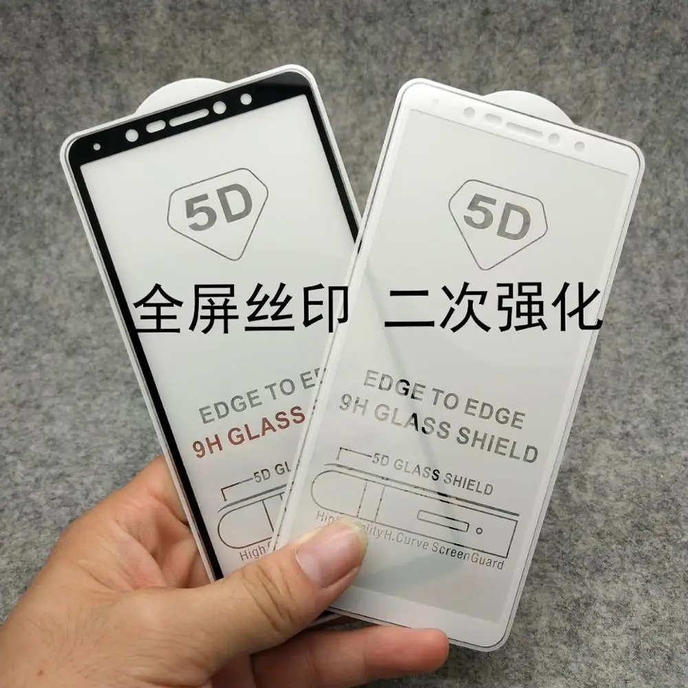5D Full Front Film Tempered Glass For Xiaomi Pocohone F1 Mi7 Mi8 8SE 6X Screen Protective For Xiaomi A1 5S 5X 6 6X Mix2 Note3 A2 (13)