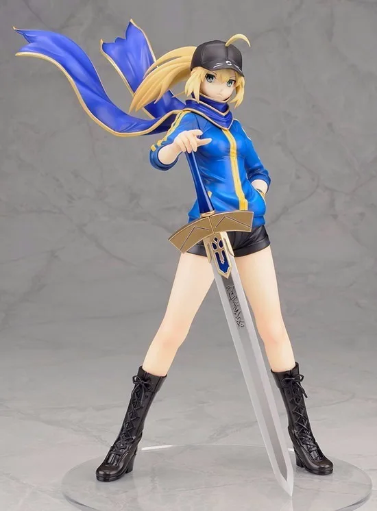

Anime Fate Zero Figure 23CM Fate Stay Night Saber Baseball jackets Action Figure Sexy Girl Figure Toy ALTER Saber Lily 1pc Toys