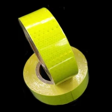 

5CM*25M Reflective Strips Safety Warning Sign Tape Body Reflective Stickers PVC Lattice Adhesive Wearresistant Waterproof