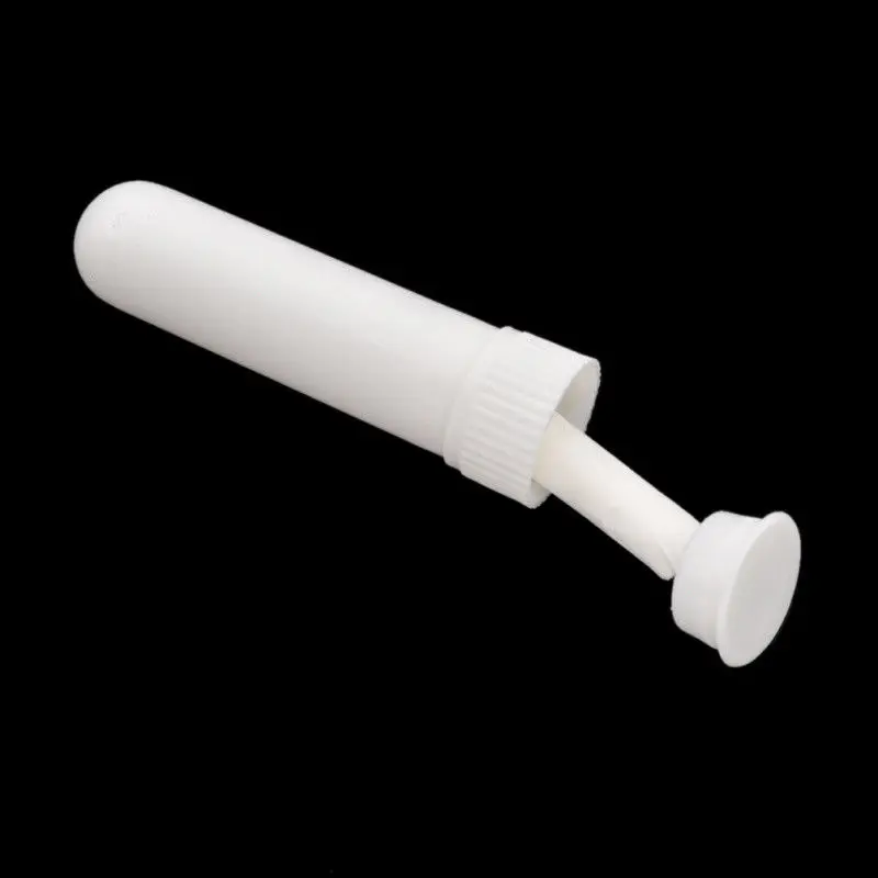 

20Pcs/set Empty White Plastic Blank Nasal Aromatherapy Inhalers Tubes Sticks With Wicks For Essential Oil Nose Nasal Container