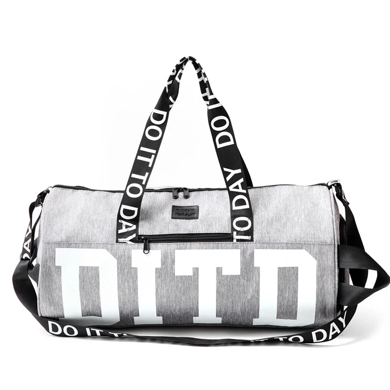 Pink/gray/black Women Men Gym Bag Fitness Shoulder Gird Strip Travel Bag Outdoor Yoga Bag With Shoes Storage Sac De Sport