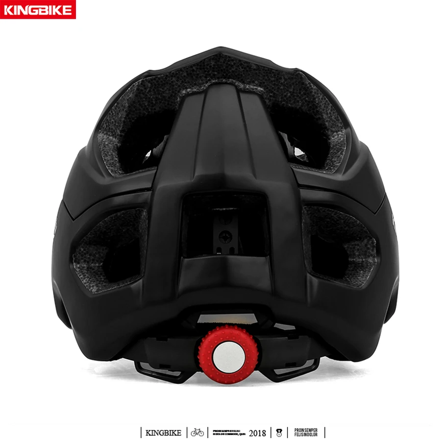 KINGBIKE велосипедный шлем со съемным козырьком Casco Ciclismo матовый черный велосипедный дорожный горный MTB шлем Мужской Женский шлем