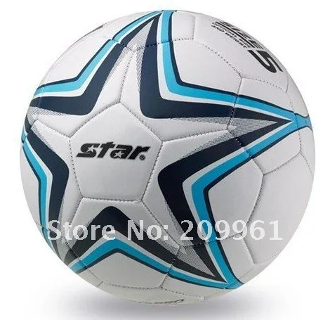 Высокое качество звезда футбол Крытый открытый использовать стандартный 5# футбольный мяч подарок: газовая булавка Сетчатая Сумка