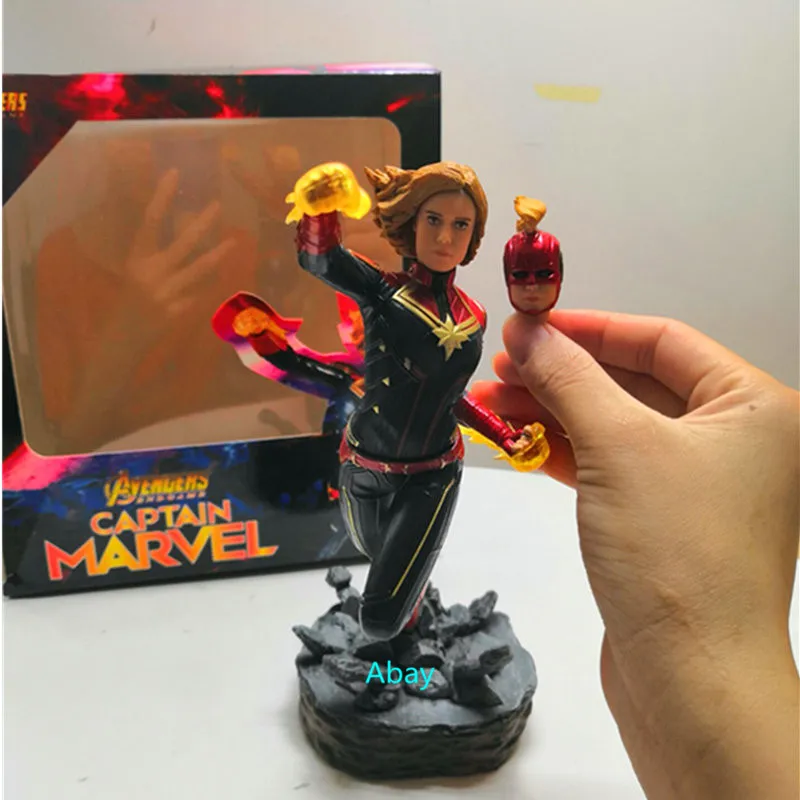 

Avengers: Endgame Captain Marvel Carol Danvers Superheroine Exceptional Function IRON 1/10 Statue PVC Action Figure Toy BOX Y43