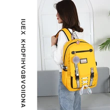 WENYUJH Large School Bags Teenage Girls Usb With Lock Anti Theft Backpack Women Book Bag High School Bag Youth Leisure College WENYUJH Large School Bags Teenage Girls Usb With Lock Anti Theft Backpack Women Book Bag High School Bag Youth Leisure College