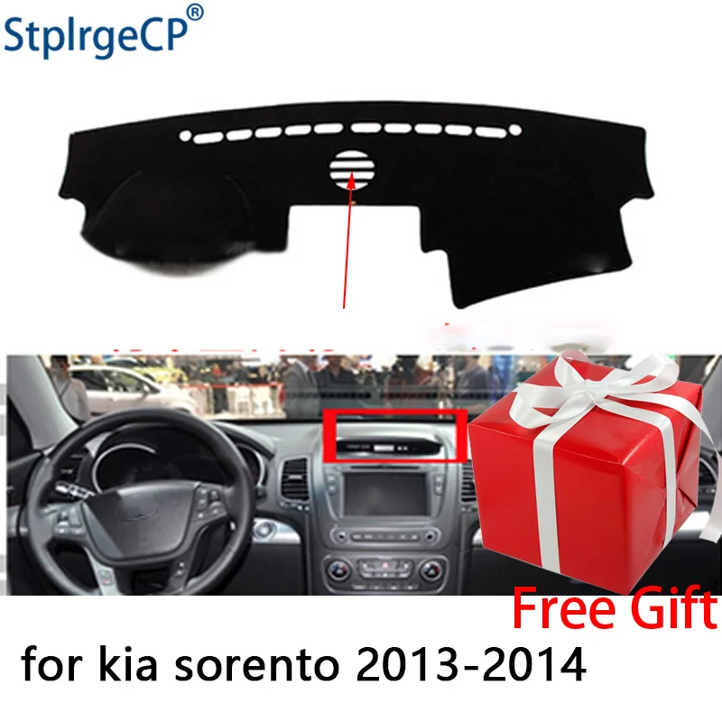 for Kia sorento 2013 2014 dashboard mat Protective pad Shade Cushion Pad font b interior b