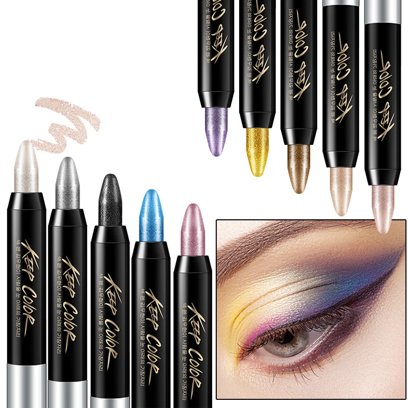 ROREC тени для век Карандаш большой Smokey Eyes Shimmer Eye Shadow Stick Jumbo Liner блеск макияж