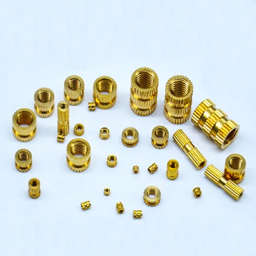 

50pcs M1.2 brass nut Standard insert Mosaic mother Embedded knurling mold Nuts hot melt height 1.1mm-4mm Outer diameter 2mm