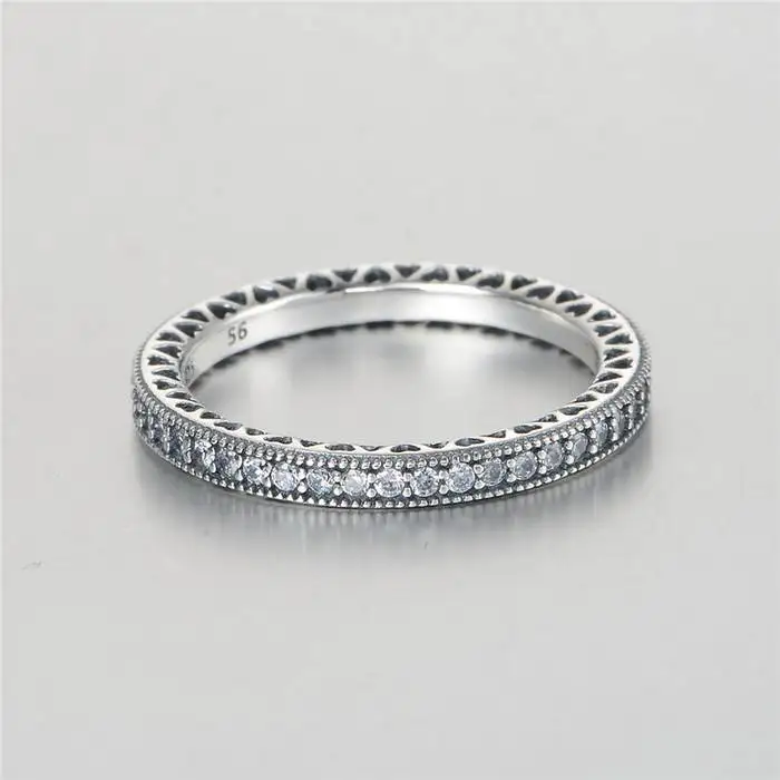 Новые модные свадебные кольца для женщин украшения из серебра 925 пробы кубического циркония кольцо ювелирные изделия RIP158