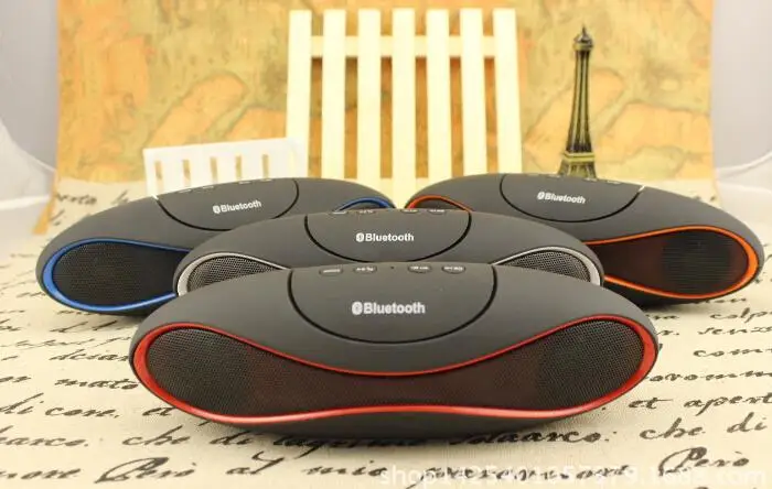 QFX Портативный Беспроводной Bluetooth Динамик мини аудио MP3 плеер регби сабвуфер Мини