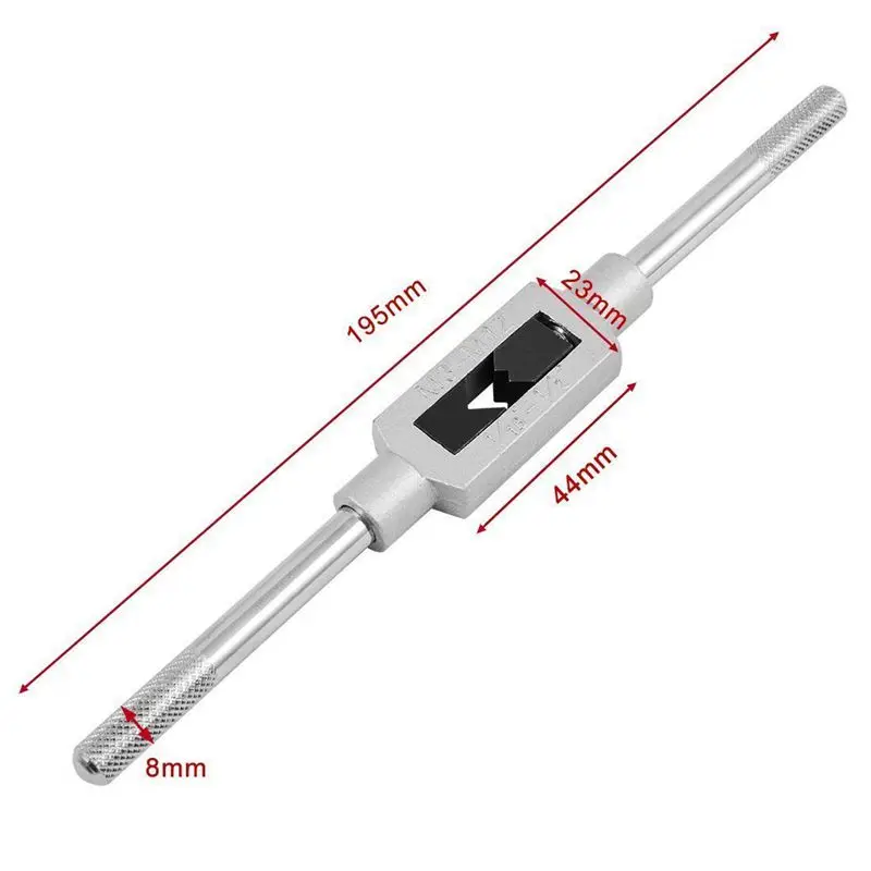 ELEG-8pcs резьба метрический машинный ключ ручной винт Резьбовая пробка краны набор M3 M4 m5 m6 m8 m10 m12 с регулируемым краном гаечный ключ