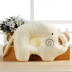 Удобная хлопковая Подушка для сна с слоном против скатывания, 1 шт., милая Подушка для сна для малышей, не допускающая попадания плоской