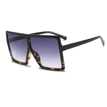

Big Frame Gradient Shades Oversized Sunglasses Square Brand Designer Vintage Women Fashion Sun Glasses Oculos De Sol UV400