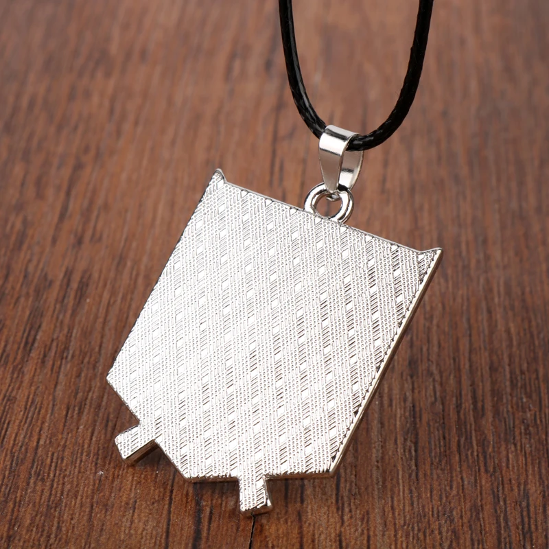 Ожерелье из искусственной кожи с изображением аниме атака на Титанов|attack on titan