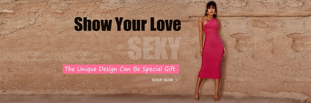 one shoulder bandage dress_