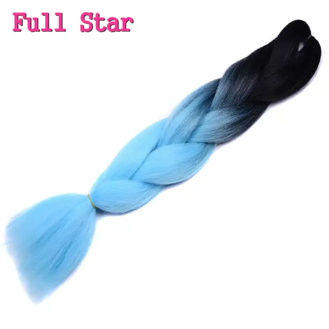 Pre Stretched Braiding Hair 1pack 24 100g Jumbo Braid Purple