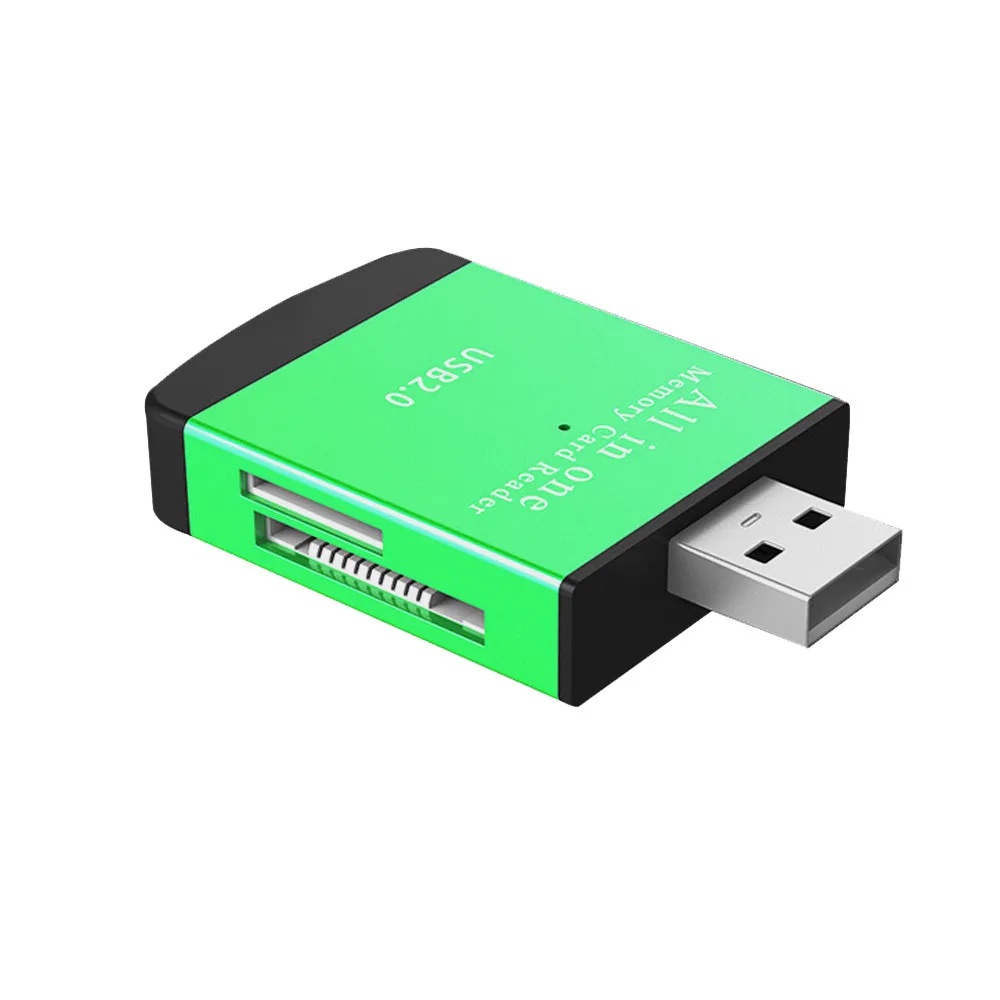 Дропшиппинг USB2.0 4-в-1 компактный флэш-накопитель карта памяти для устройства чтения sd-карт TF карты памяти MicroSD карта MS крепкий и durable18#830