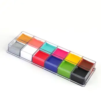 

Shellhard 12in1 Flash Color Cosmetic Case Professional Makeup Eye Shadow Lip Palette For Beauty Cosmetics Tool