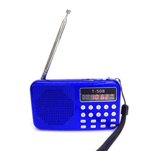 Радиоприемник портативный светодиодный стерео fm-радио портативный динамик поддержка USB TF карта MP3 музыкальный плеер функция Мини громкий динамик