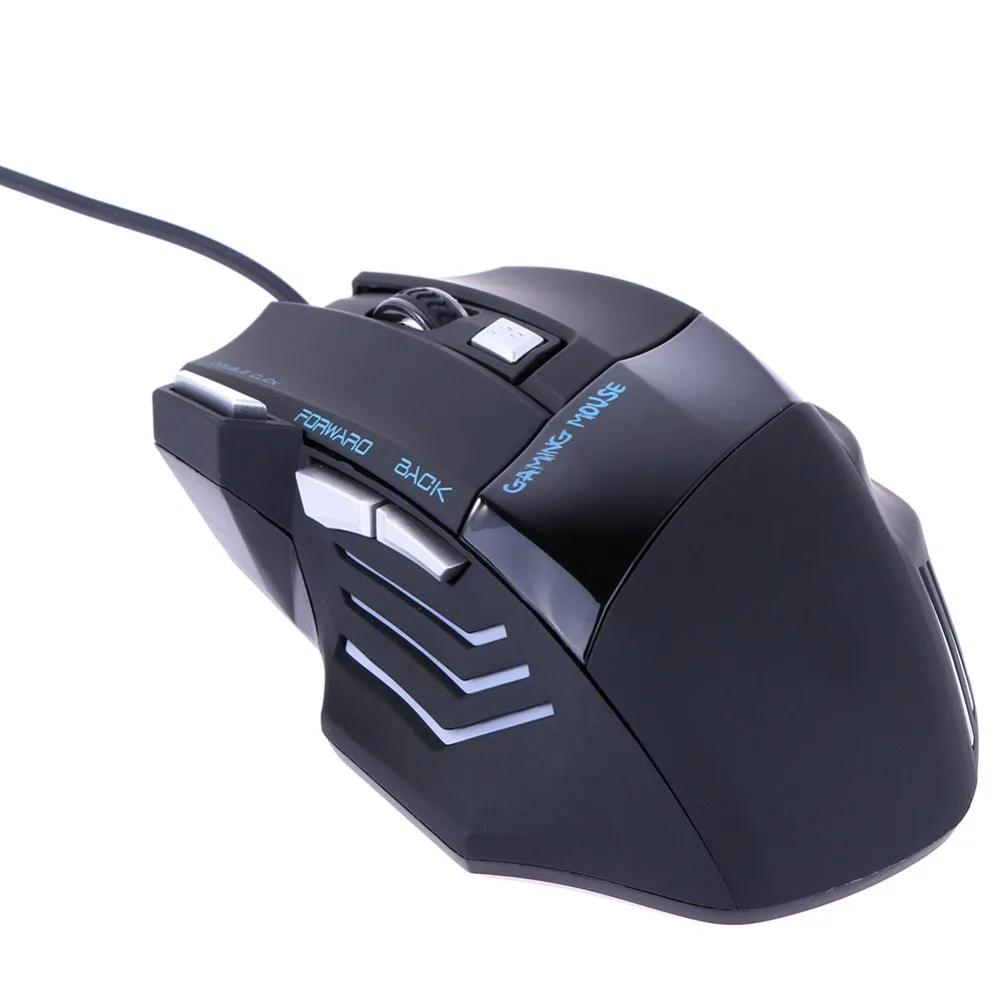 Professional Wired Gaming Mouse 2400 DPI 7 Buttons LED Optical USB Game