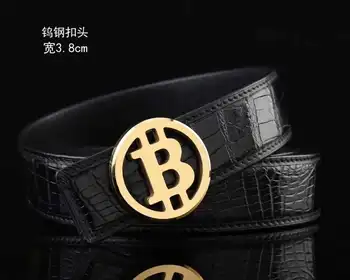 

100% real genuine crocodile belly skin men belt with stainless steel buckle hardware gold or silver color men dress belts brown