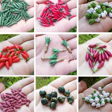 Горячая 1/12 масштаб мини овощи ролевые игры мини еда играть кукольный домик Миниатюрная модель овощей оптом