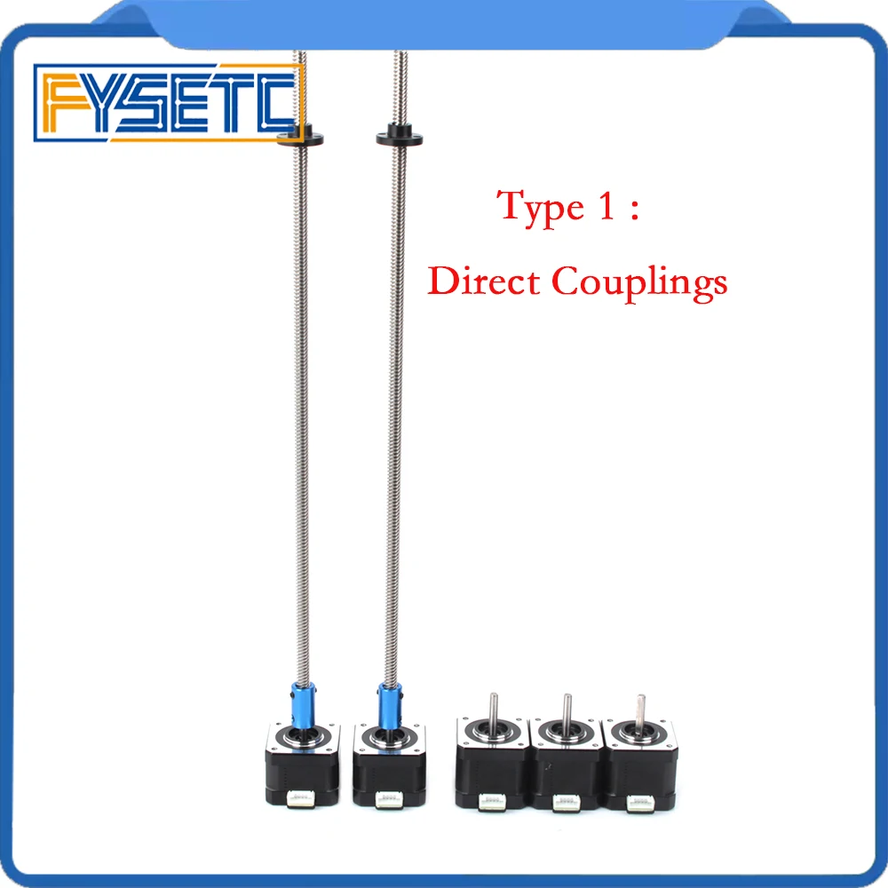 

1set Stepper motor Prusa i3 MK2 MK2S MK3 3D printer 300mm Z Stepper Motor With Trapezoidal Lead Screw For mini-Rambo Einsy Rambo