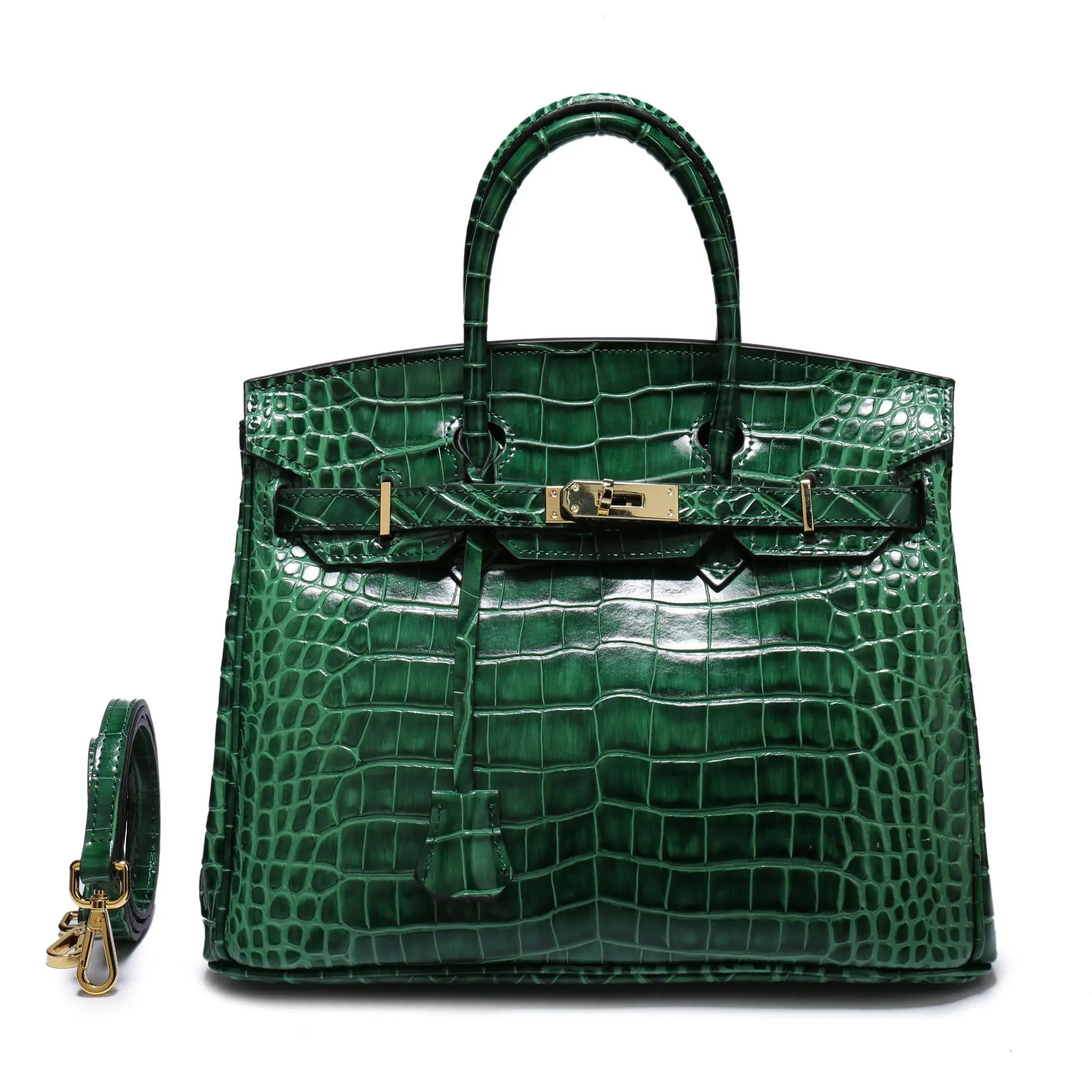 

Schoudertas Bolsos Para Mujer Damen Taschen Genuine Leather Crocodile Pattern Bags Cross Body Bag for Women Women's Handbags