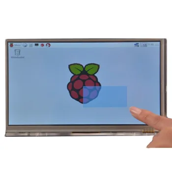

Free Shipping 7 Inch HDMI TFT Capacitive Touch Screen For Raspberry Pi 2 / Model B / B+ / B (1024 x 600)/ raspberry pi 3