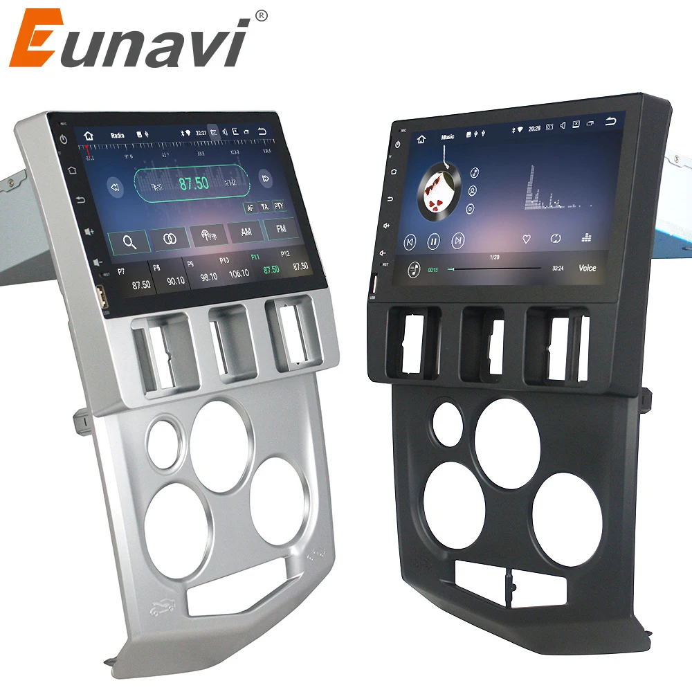 Eunavi одиночный 1 Din 8 ''Android 7,1 Автомагнитола стерео для Renault Logan L90 gps навигация с 2 г ram 4 ядра wifi Bluetooth RDS