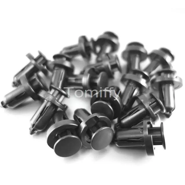 100X For Fit Honda For Acura Front Rear Bumper Clips Nylon Splash Guard