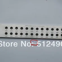 Ювелирный YG8-600 стальной drawplate, 2,3~ 6 мм, 24 Отверстия золотистый, серебристый, металлический провод чертежная пластина