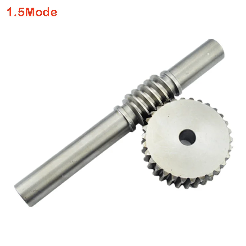 

1Gear Set 1.5mode 20-60Teeths Carbon steel Turbo Worm Reducer Worm Gear Screw Lifting Machine Accessories Power Tool Accessories