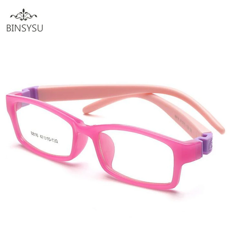 Bendable No Screw Kids frame glasses Boy Child Flexible Children frames eyewear TR90 for 0-10 years old