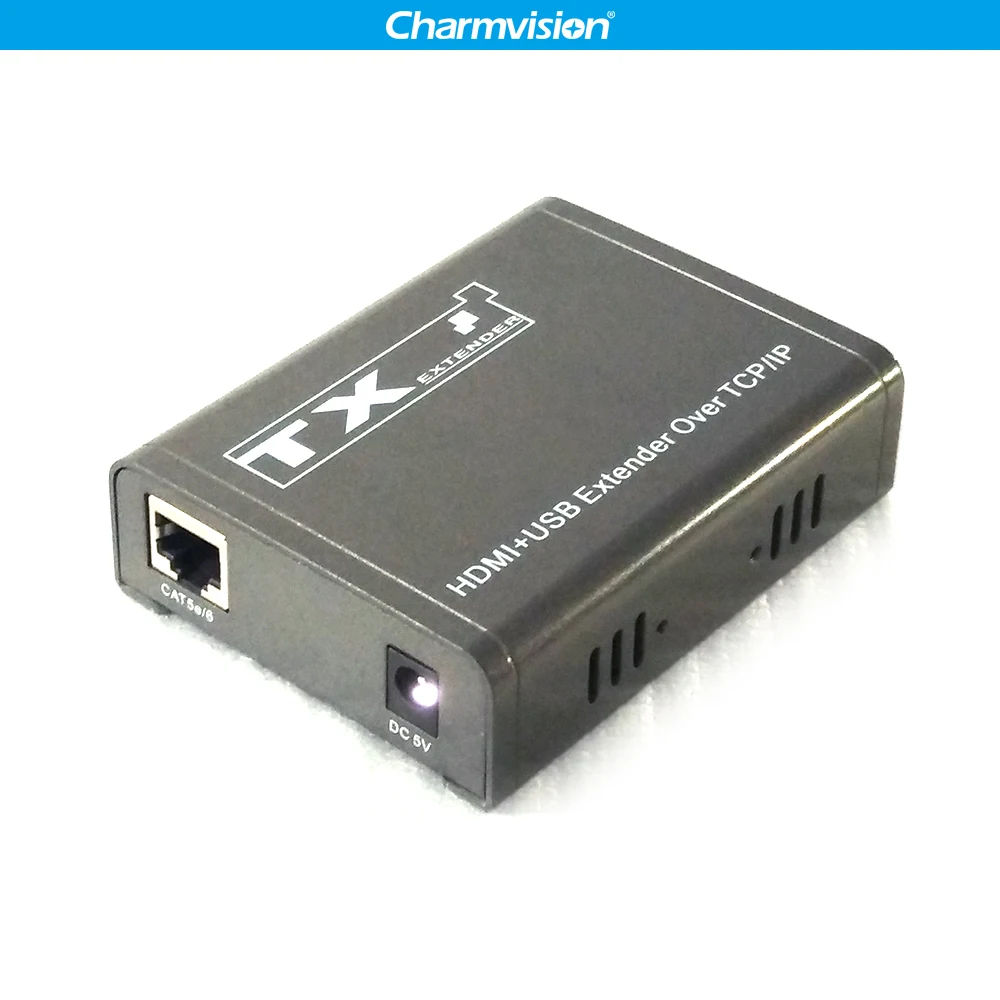 Charmvision IP KVM-120HU 120 м IP KVM USB HDMI удлинитель по TCP IP с ИК-пультом LAN IP KVM расширение USB Беспроводная мышь клавиатура