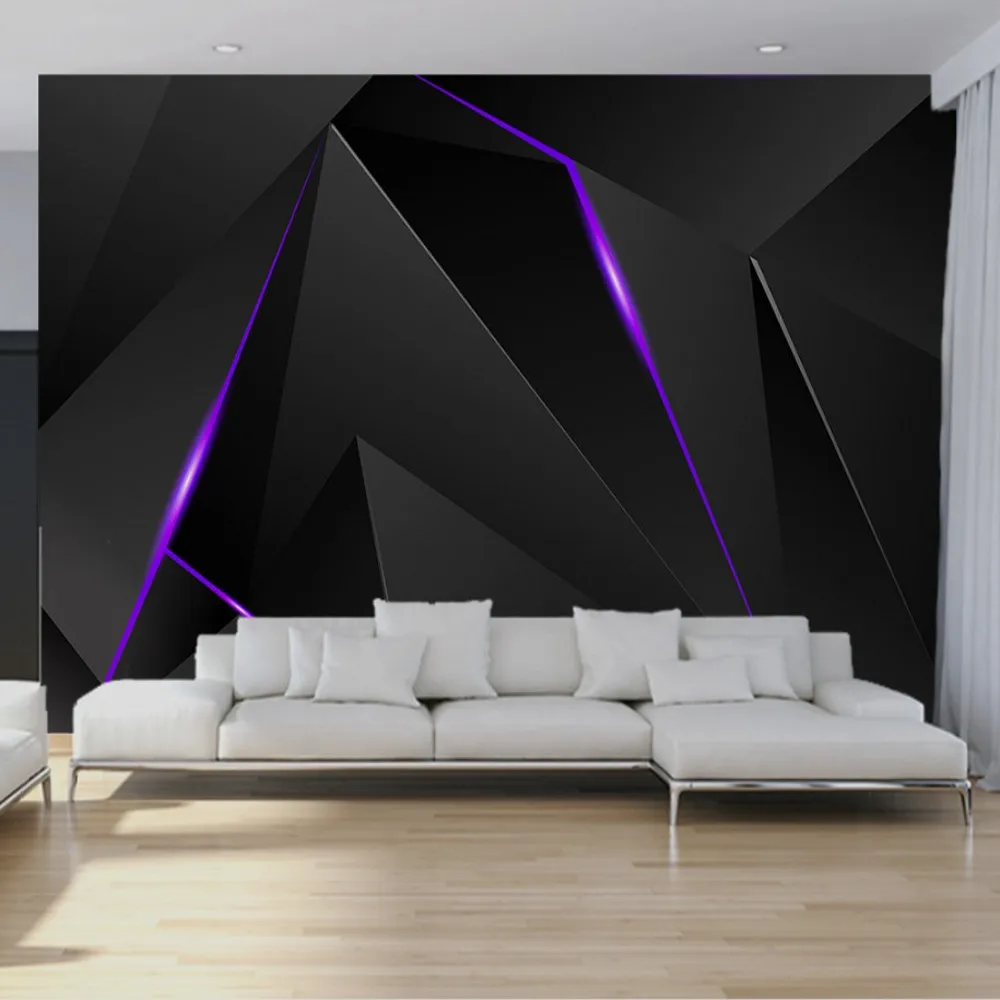 

Free Shipping Custom Modern Simple Fashion Irregular Technology Shape Graphic Living Room Backdrop Wallpaper 3d Mural Painting