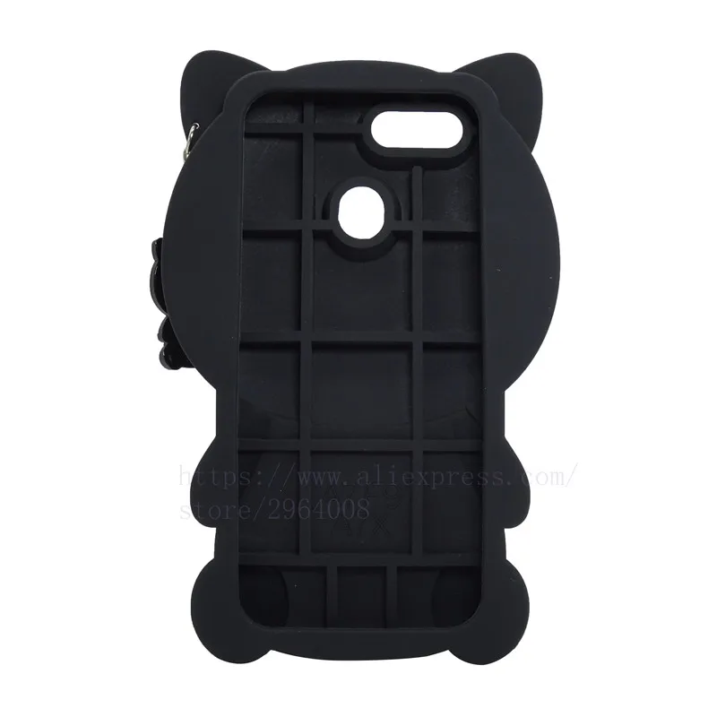 TRISEOLY для OPPO AX7 чехол 3D мультфильм полоса Lucky Cat Силиконовый телефон для OPPO AX7 CPH 1901 AX 7 чехол для OPPO A7 защитный чехол