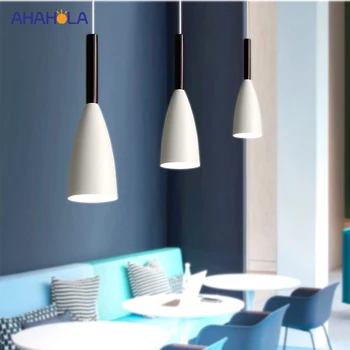 

Black Hanging Lights Modern Wood Lamp Nordic for Bedroom Dining Room Modern Pendant Lighting for Kitchen Lampara Colgant