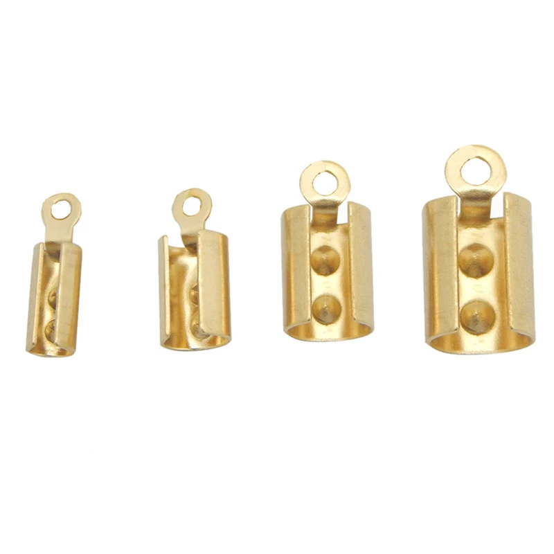 

20pcs/lot Hole Size 2.4mm/3.5mm/4.5mm/6mm Gold Color Stainless Steel Clasps with Circle Connectors Fit Bracelet Jewelry Making